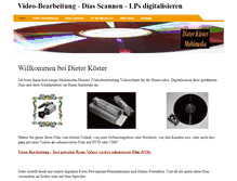 Tablet Screenshot of dieter-kuester.de